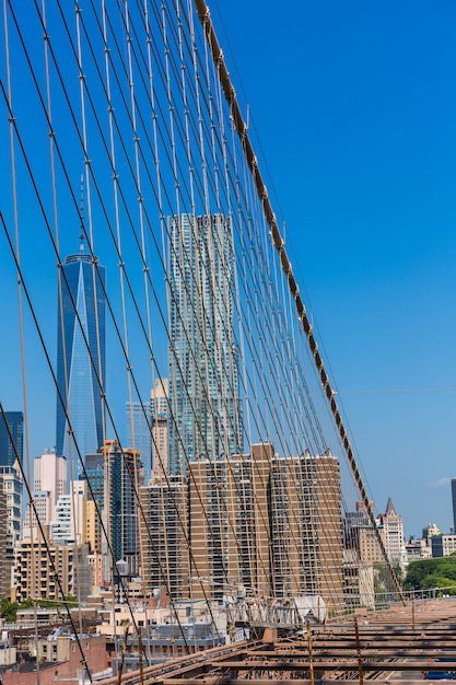 Pont de Brooklyn et Manhattan New York City US