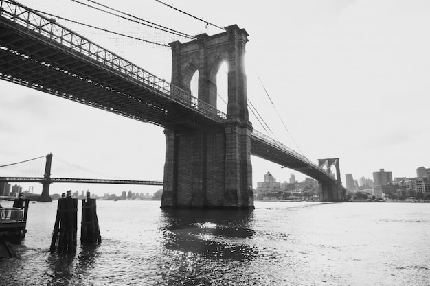 Pont de Brooklyn à new york city