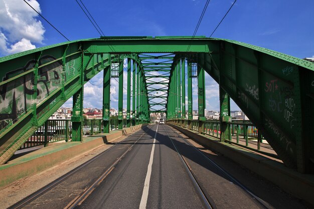 Le pont dans la ville de Belgrade, Serbie