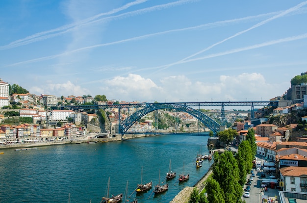 Pont Dom Luis à Porto, Portugal