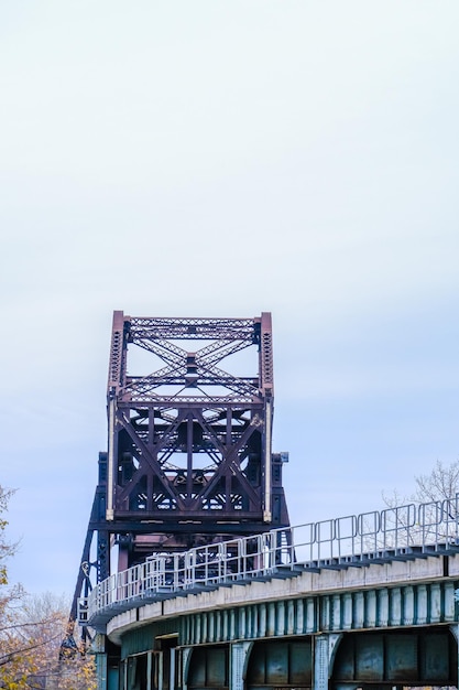 Photo pont ferroviaire à winnipeg au manitoba