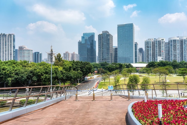 Pont Haixin Quartier financier de Guangzhou