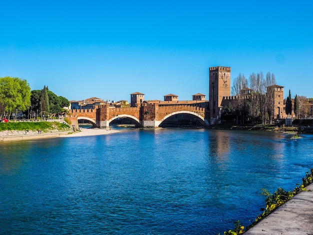 Pont HDR Castelvecchio alias pont Scaliger à Vérone