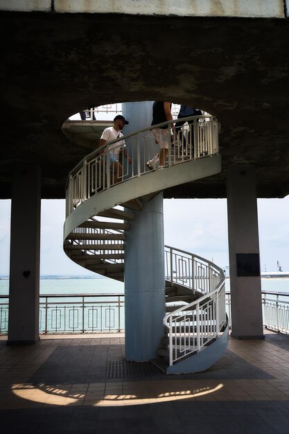 pont de la jetée à Burgas