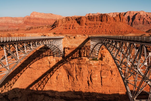 Pont Navajo à Red Rocks en Arizona USA