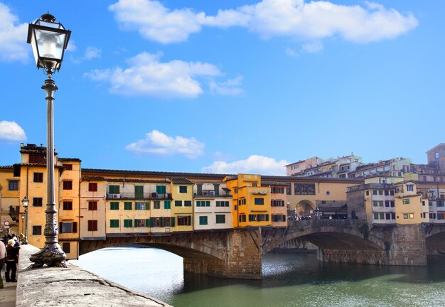 Pont Ponte Vecchio à Florence Italie