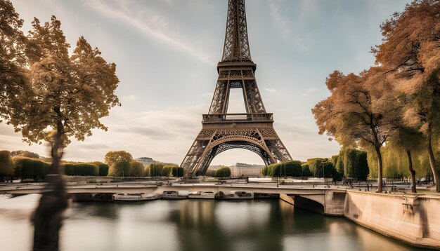 un pont qui a un pont sur lui