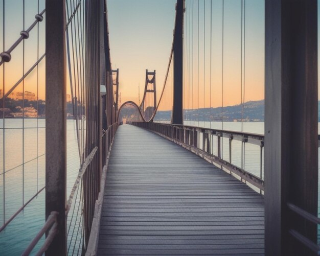 un pont qui a un pont qui dit « bridge ».