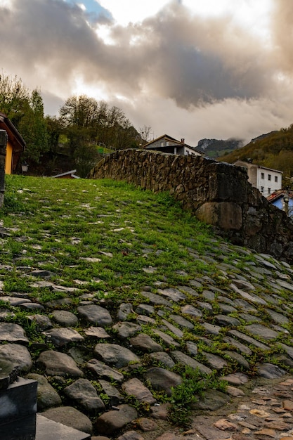 Pont romain de Villoria dans les Asturies, Espagne