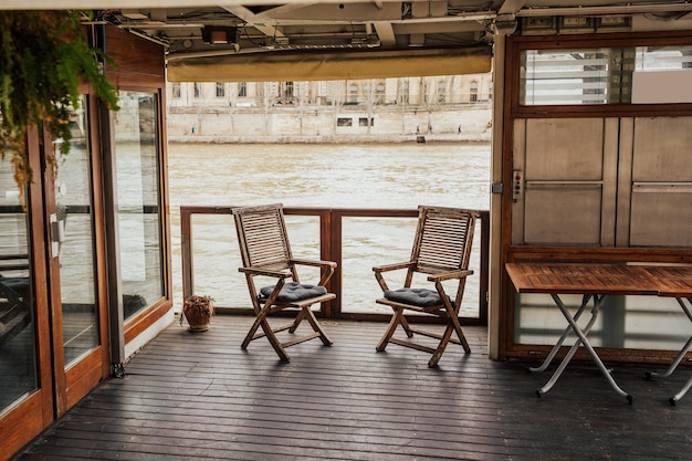 Pont sur la Seine, un hiver à Paris.