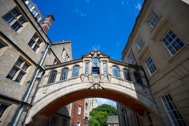 Pont des soupirs, université d&#39;oxford, royaume-uni