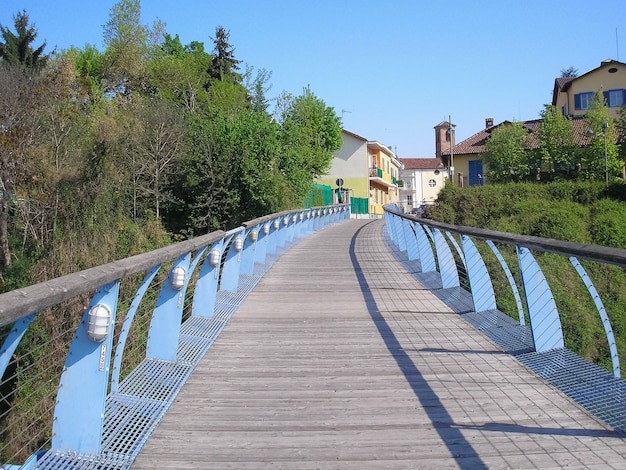 Pont Zuin sur la rivière Sangone à Beinasco