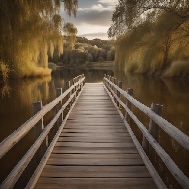 Photo les ponts en bois