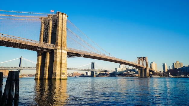 Les ponts de Brooklyn et de Manhattan