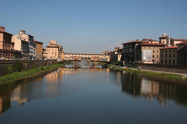 Ponts dans la ville de Florence Italie