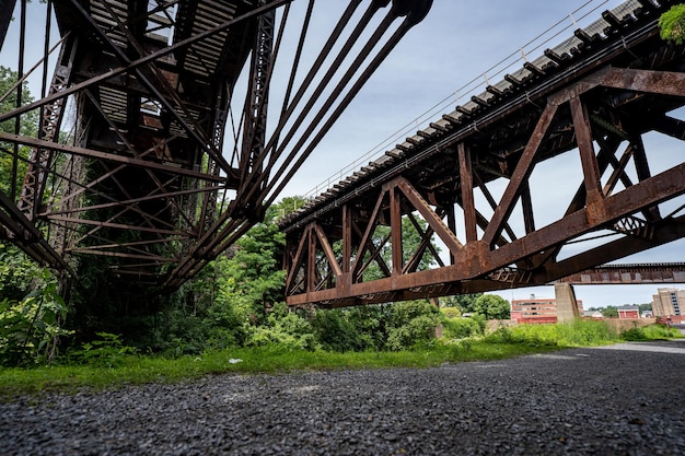 Ponts du centre-ville d'Easton en Pennsylvanie USA