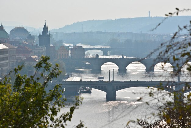 Ponts sur la Vltava Prague