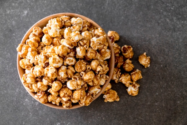 pop-corn au caramel