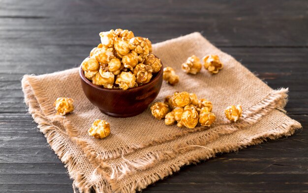 pop-corn au caramel