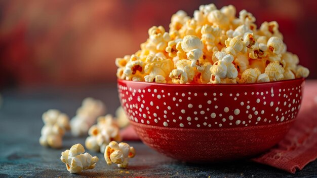 Pop-corn cinéma collation album photo visuel plein de moments sucrés et délicieux