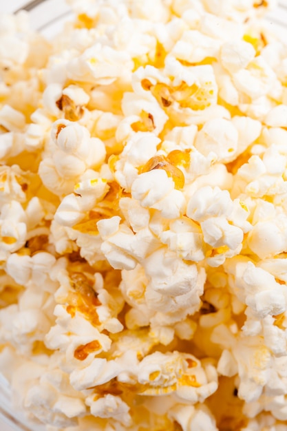 Pop-corn en gros plan