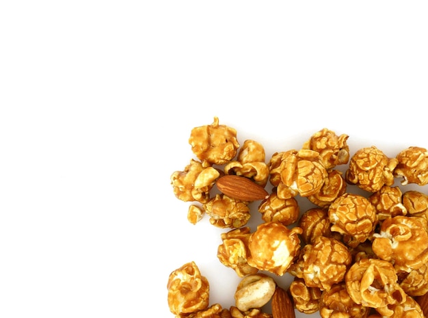 pop-corn mélange caramel amande