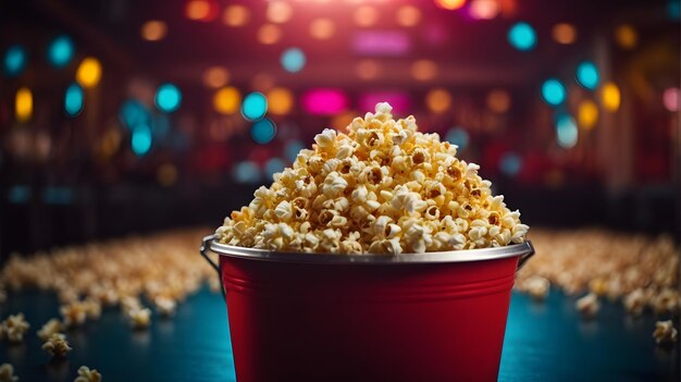 le pop-corn photo sur le cimena