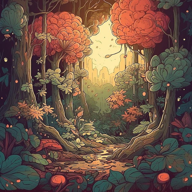 Pop_surrealism_forest_background