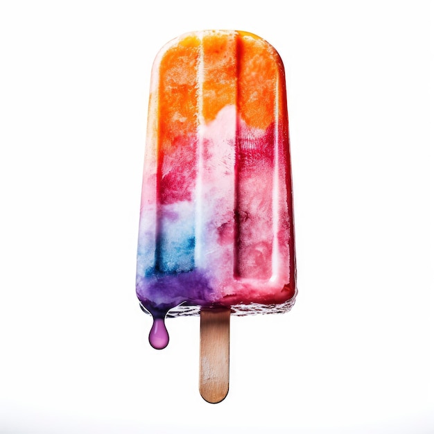 Un popsicle coloré