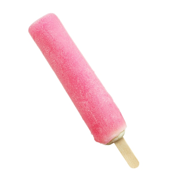 Popsicle isolé sur fond blanc