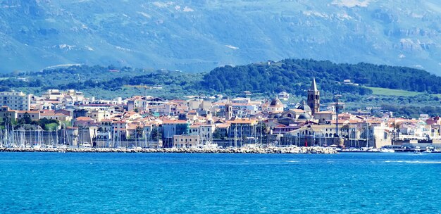 Port d'Alghero vu de la mer