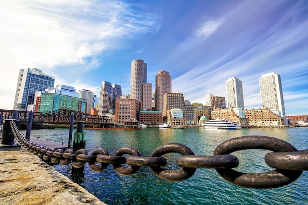 Le port de Boston, dans le Massachusetts