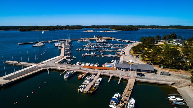 Photo le port d'hôtes de kasnas