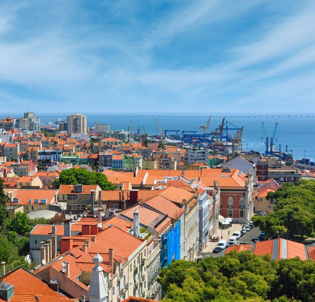 Port de mer à Lisbonne Portugal