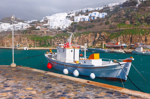 Port de Mykonos, Grèce