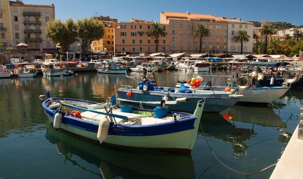 Le port de pêche d'Ajaccio Corse France