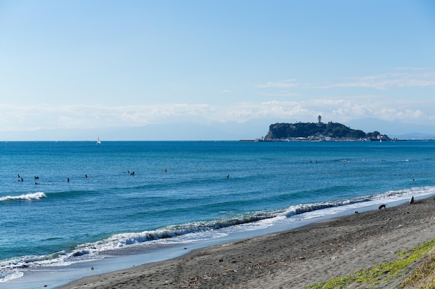 Photo port de plaisance d'enoshima à kamakura