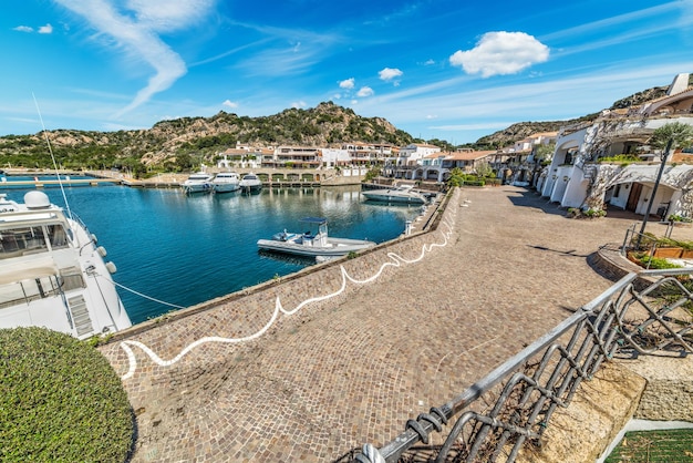 Port de Poltu Quatu par temps nuageux