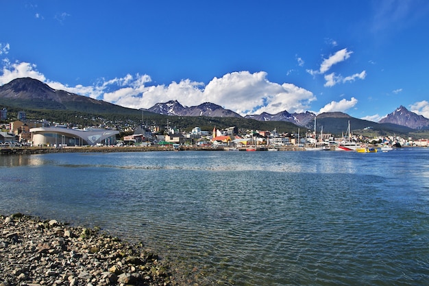 Port de la ville d'Ushuaia sur la Terre de Feu, Argentine