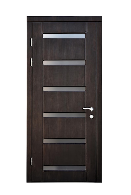 porte en bois Brown