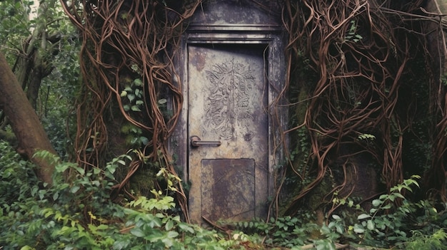 La porte du jardin secret