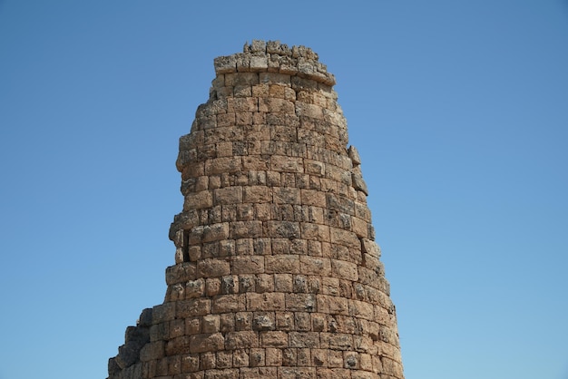 Porte hellénistique dans la ville antique de Perge à Antalya Turkiye