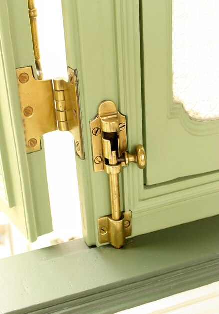 Porte en laiton Hasp Vintage Old Retro