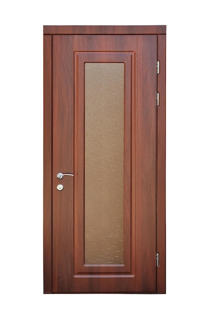 Porte marron