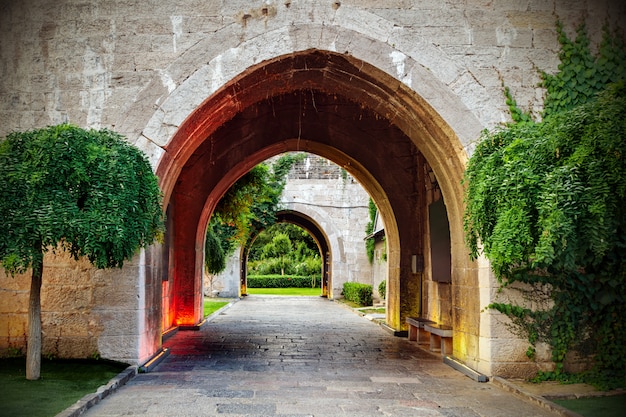 Porte de la ville antique