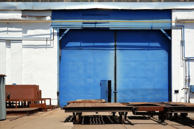 Portes de hangar dans l'arsenal