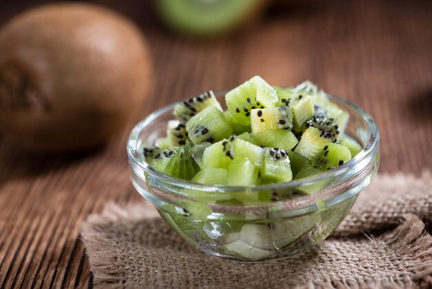 Portion de kiwis frais