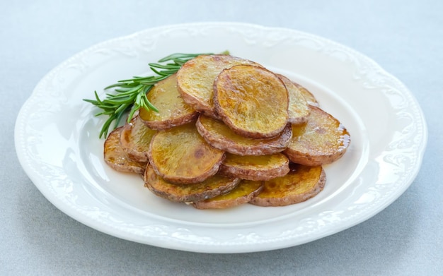 Portion de pommes de terre frites