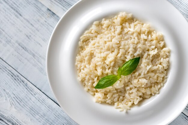 Portion de risotto