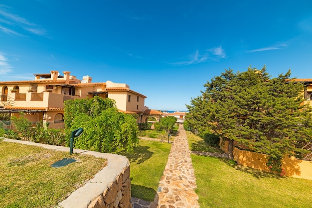 Porto cervo sous un ciel bleu Sardaigne